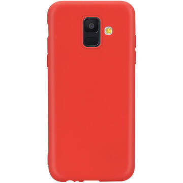Husa Just Must Husa Silicon Candy Samsung Galaxy A6 (2018) Red