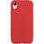 Husa Just Must Husa Silicon Pantone iPhone XR Red (captusit cu microfibra, colturi intarite)