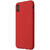 Husa Just Must Husa Silicon Pantone iPhone XS Max Red (captusit cu microfibra, colturi intarite)