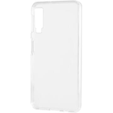 Husa Just Must Carcasa Pure II Samsung Galaxy A7 (2018) Clear (spate transparent, margini flexibile)