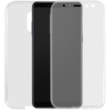 Husa Lemontti Husa Silicon Full Cover 360� Samsung Galaxy A6 Plus (2018) Transparent