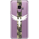 Husa Lemontti Husa Silicon Art Samsung Galaxy S9 G960 Army Eagle