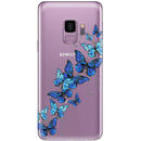Husa Lemontti Husa Silicon Art Samsung Galaxy S9 G960 Butterflies