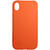 Husa Just Must Husa Silicon Pantone iPhone XR Orange (captusit cu microfibra, colturi intarite)