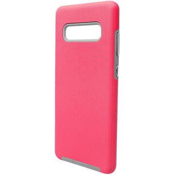 Husa Devia Carcasa KimKong Samsung Galaxy S10 Plus G975 Pink (antishock, din doua bucati)