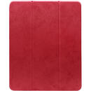 Husa Comma Husa Leather Case iPad Pro 11 inch Red (pencil slot)