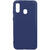 Husa Lemontti Husa Silicon Silky Samsung Galaxy A40 Albastru Inchis