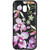 Husa Just Must Husa Silicon Printed Embroidery Samsung Galaxy J3 (2017) Pink Flowers