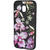 Husa Just Must Husa Silicon Printed Embroidery Samsung Galaxy J3 (2017) Pink Flowers
