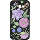 Husa Just Must Husa Silicon Printed Embroidery Samsung Galaxy J4 Plus Flowers
