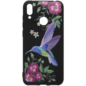 Husa Just Must Husa Silicon Printed Embroidery Huawei Y7 2019 Colibri