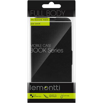 Husa Lemontti Husa Book Elegant Samsung Galaxy A20 / A30 Negru