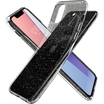 Husa Spigen Husa Liquid Crystal Glitter iPhone 11 Pro Max Crystal Quartz