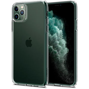 Husa Spigen Husa Liquid Crystal iPhone 11 Pro Max Crystal Clear
