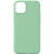 Husa Lemontti Husa Silicon Soft Slim iPhone 11 Pro Green (material mat si fin, captusit cu microfibra)