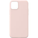 Husa Lemontti Husa Silicon Soft Slim iPhone 11 Pro Max Pink Sand (material mat si fin, captusit cu microfibra)
