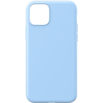 Husa Lemontti Husa Silicon Soft Slim iPhone 11 Pro Ocean Blue (material mat si fin, captusit cu microfibra)