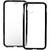 Husa Meleovo Carcasa Magnetica Dual Glass iPhone 11 Pro Max Black (protectie 360� din 2 piese cu inchidere magnetica)