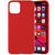 Husa Lemontti Husa Liquid Silicon iPhone 11 Red (protectie 360�, material fin, captusit cu microfibra)