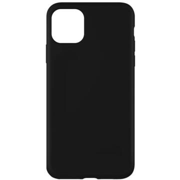 Husa Lemontti Husa Liquid Silicon iPhone 11 Pro Max Black (protectie 360�, material fin, captusit cu microfibra)
