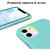 Husa Lemontti Husa Liquid Silicon iPhone 11 Pro Tiffany Blue (protectie 360�, material fin, captusit cu microfibra)