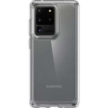 Husa Spigen Husa Crystal Hybrid Samsung Galaxy S20 Ultra Crystal Clear