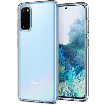 Husa Spigen Husa Liquid Crystal Samsung Galaxy S20 Crystal Clear