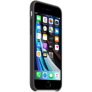 Husa Apple Silicon iPhone SE 2020 Black