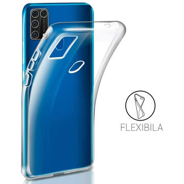 Husa Lemontti Husa Silicon Samsung Galaxy M31 Transparent