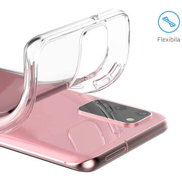 Husa Devia Husa Silicon Naked Samsung Galaxy S20 Crystal Clear (0.5mm)