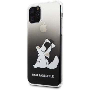 Husa Karl Lagerfeld Husa Colectia Fun Glasses Choupette iPhone 11 Pro Max Negru