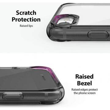 Husa Ringke Husa Fusion iPhone SE 2020 / 8 / 7 Smoke Black (margini flexibile antishock)