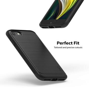 Husa Ringke Husa Onyx iPhone SE 2020 / 8 / 7 Onyx Black (flexibila, suprafata texturata)