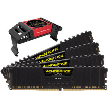 Memorie Corsair Vengeance LPX Quad Channel Kit 32GB (4x8GB) DDR4 4133MHz CL19 1.4v
