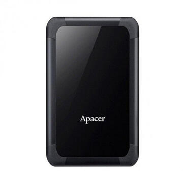Hard disk extern External HDD Apacer AC532 2.5'' 1TB USB 3.1, shockproof, Black
