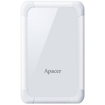 Hard disk extern Apacer External HDD AC532 2.5'' 1TB USB 3.1, shockproof, White