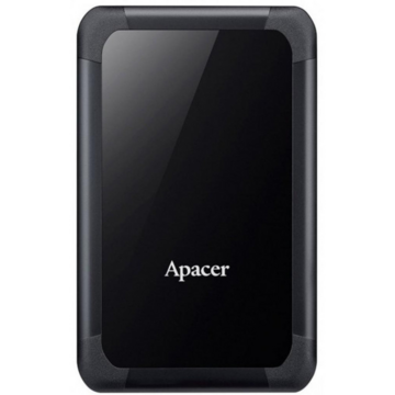 Hard disk extern External HDD Apacer AC532 2.5'' 2TB USB 3.1, shockproof, Black