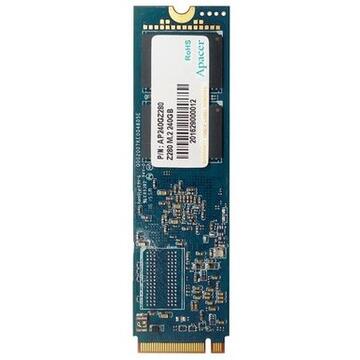 SSD Apacer Z280 240GB M.2 PCIe Gen3 x4 NVMe, 2750/1500 MB/s, MLC
