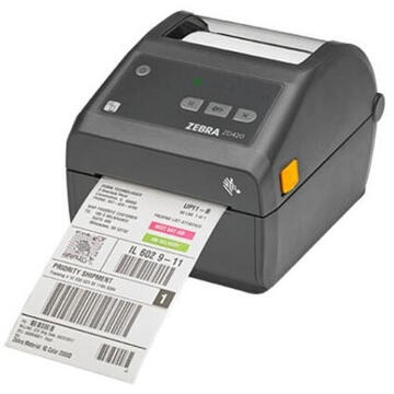 Imprimanta etichete ZEBRA Imprimanta DT ZD420; Standard EZPL 300 dpi, USB, gazdă USB, BTLE, Ethernet