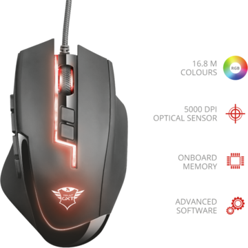 Mouse Trust GXT 164 SIKANDA MMO