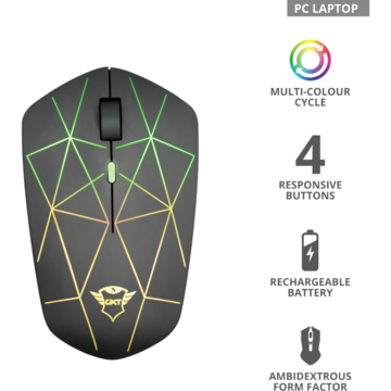 Mouse Trust GXT 117 STRIKE WIRELESS GAMING