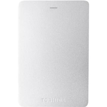 Hard disk extern Toshiba Canvio ALU  USB 3.0 2TB silver