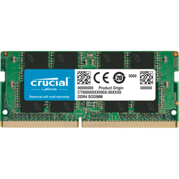 Memorie laptop Crucial 32GB, DDR4-2666MHz, CL19