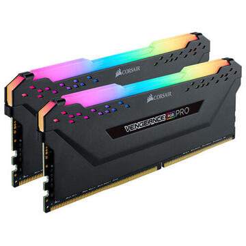 Memorie Corsair Vengeance RGB PRO DDR4 32GB (4x8GB) 3600MHz CL18 1.35V XMP 2.0 Black