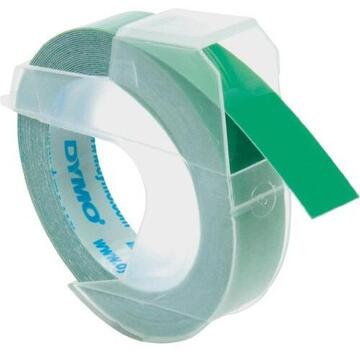 Dymo 3D Label Tape 9 mm x 3 m Plastic glossy green