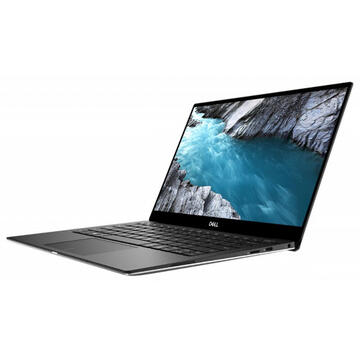 Notebook Dell XPS 13 (7390), FHD InfinityEdge, Procesor Intel® Core™ i7-10710U (12M Cache, up to 4.70 GHz), 16GB, 512GB SSD, GMA UHD, Win 10 Pro, Silver, 3Yr
