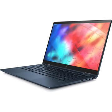 Notebook HP Elite Dragonfly, FHD IPS Touch, Procesor Intel® Core™ i5-8265U (6M Cache, up to 3.90 GHz), 8GB, 256GB SSD, GMA UHD 620, Win 10 Pro, Blue