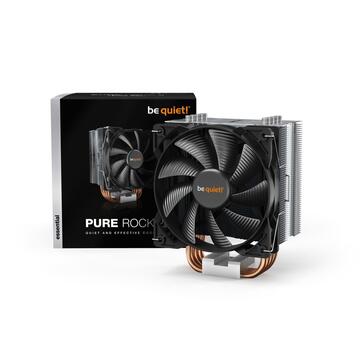 be quiet! Pure Rock 2 Silver, CPU cooler (silver, brushed aluminum finish)