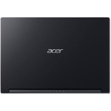 Notebook Acer Aspire 7 A715-41G, FHD IPS, Procesor AMD Ryzen™ 5 3550H (4M Cache, up to 3.7 GHz), 8GB DDR4, 512GB SSD, GeForce GTX 1650 4GB, Charcoal Black