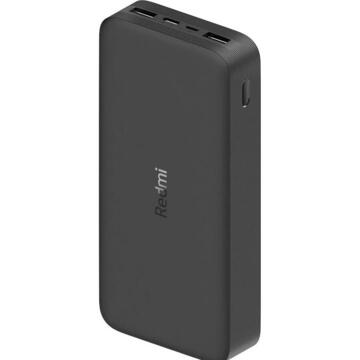 Baterie externa Xiaomi 20000mAh Redmi 18W Fast Charge Power Bank Black